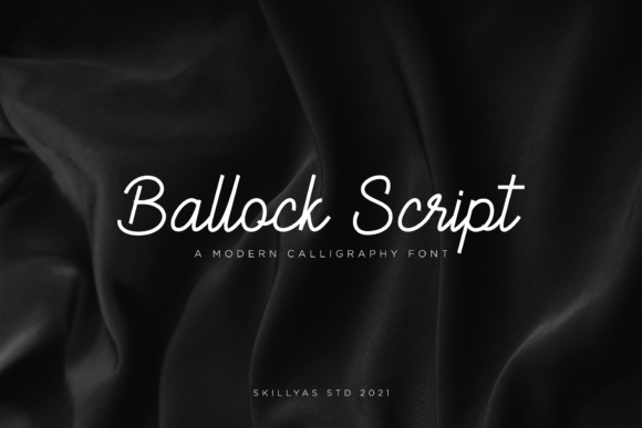 Ballock Script Font Review for Design Projects