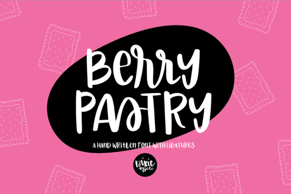 Berry Pastry Font for Web Design