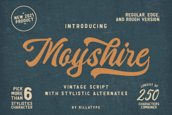 Bringing Nostalgia to Branding with Moyshire Font