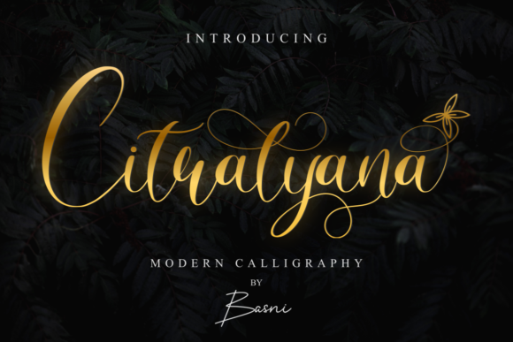 Citralyana: A Script Font That Elevates Your Campaigns