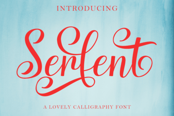 Enhance Your Brand with the Serfent Handwritten Font