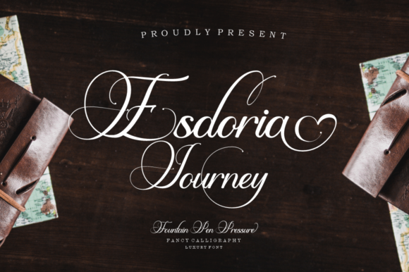 Esdoria Journey: A Whimsical Script Font for Creative Branding