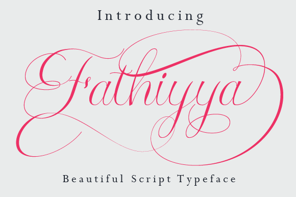 Fathiyya: A Script Font with a Soulful Touch