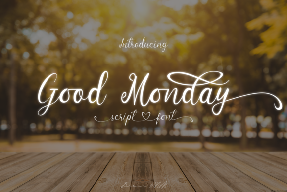 Good Monday: A Modern Script Font for Branding Projects