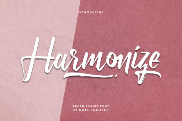 Harmonize: A Handwritten Font for Editorial Elegance