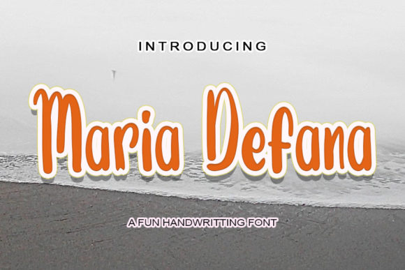Maria Defana: A Handwritten Font for Editorial Creativity