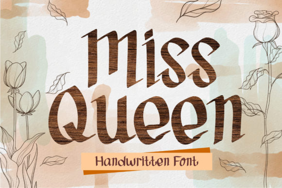 Miss Queen: A Whimsical Handwritten Font for Web Design