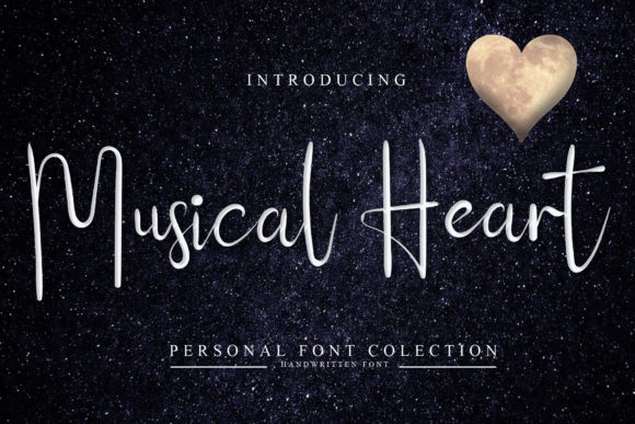 Musical Heart Font for Professional Branding