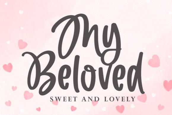 My Beloved: A Trendy Handwritten Font for Creative Branding