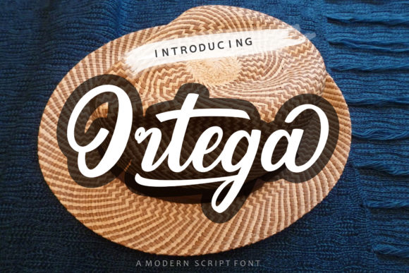 Ortega: A Handwritten Font for Modern Editorial Design