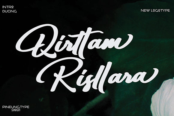 Qirttam Risllara: A Handwritten Font for Creative Makers