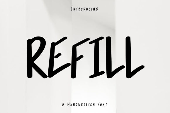 Refill Font for Business Branding and Design