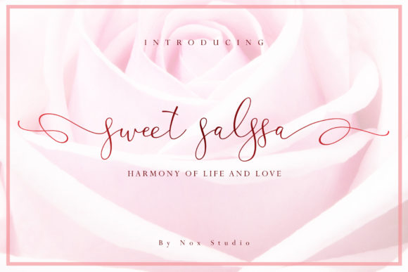 Sweet Salssa: A Handwritten Font for Digital Creativity