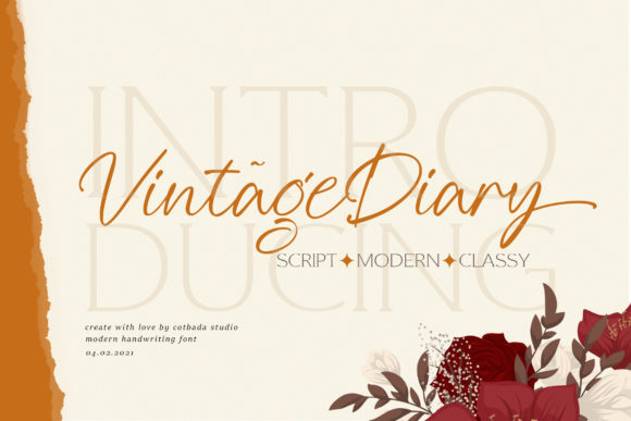 Vintage Diary Font for Timeless Branding