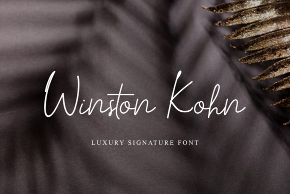 Winston Kohn: A Simple Script Font for Branding Magic