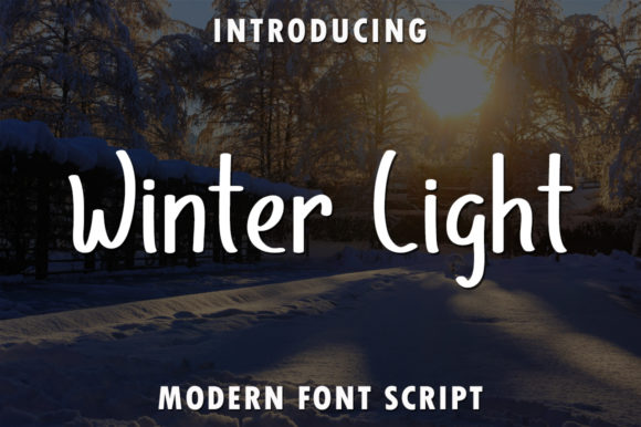 Winter Light Font for Engaging Digital Campaigns