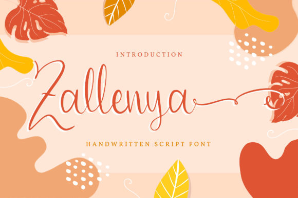 Zallenya Script Font for Editorial Design